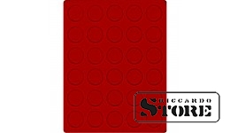 Velour tray red color 2101E (Ø36 mm).