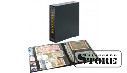 Universal banknote album PUBLICA M with 20 double-sided Multi Collect sheets in two pocket variants. Comes with a suitable protective cassette.