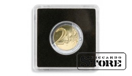 Inner diameter 20 mm, square coin capsules QUADRUM, pack of 10.