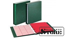 Set with CLASSIC coin album of the Karat system and protective cassette, green color.