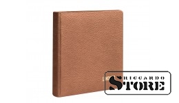Ring binder Karat LEATHER, empty – tan