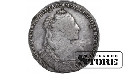 Russian Empire, 1 Poltina, 1737 year, Anna Ioannovna