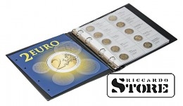 Karat illustreeritud album 2 euro mälestusmüntide jaoks. 3. köide: kõik euro väljaandvad riigid (kronoloogiliselt Leedust 2016 kuni Maltani 2019)