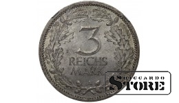 Saksamaa, 3 rehkismarki, 1931 A (Berlin), hõbe, NGC MS 62