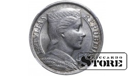 Латвия, 5 латов, 1932 год, NGC, MS 61