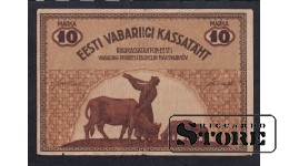 Estonia, 10 Marka, 1919, VG