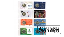 Numismatic pages Multi Collect with 8 pockets (93×56 mm), transparent, pack of 10 sheets