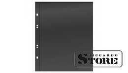 Numismatic sheets for the Multi Collect system with one pocket (190 mm x 253 mm), black color, pack of 10 sheets.