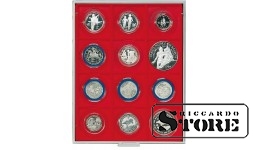 Red velour tray 2213E (Ø68 mm)
