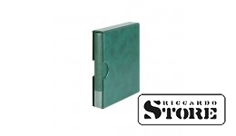 Ring binder RONDO REGULAR, empty with slipcase, green.