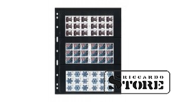 Универсальные листы системы UNIPLATE с 3 полосками-клеммташе (84мм), чёрного цвета, в комплекте 5 листов