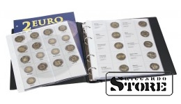 Illustrated album for chronological placement of commemorative 2 euro coins. Volume 1: all euro issuing countries (chronologically up to Spain 2012).