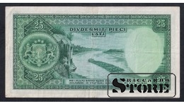 Latvia 25 Lats 1938