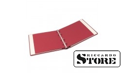 Ring Binder Karat LEATHER, Empty – Winered