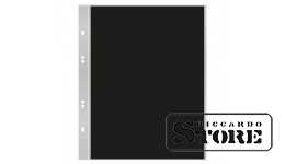 Numismatic pages Multi Collect with 1 pocket (185 mm x 250 mm), transparent with black inserts. Pack of 10 sheets.