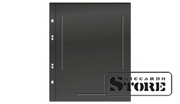 Multi Collect numismatic sheets with 1 pocket (151 mm x 235 mm), black color, pack of 10 sheets.