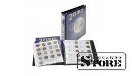 Illustrated album for chronological placement of commemorative 2 euro coins. Volume 1: all euro issuing countries (chronologically up to Spain 2012).