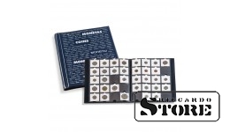 Album for coin holders with 10 sheets for 20 coin holders each