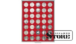 Red velour tray 2111E (Ø32.5 mm)