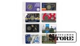 Numismatic pages Multi Collect with 8 pockets (93×56 mm), transparent, pack of 10 sheets