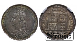 Ühendkuningriik, kuninganna Victoria (1837 - 1901), 1 šilling, 1890 aasta, hõbe, 5,66 g, KM#774