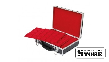 Large numismatic case with 8 Nach Wal trays.