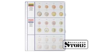 Illustrated Sheet of the "EURO COLLECTION" Series: Lithuania/Croatia