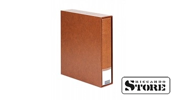 The PUBLICA M set consists of a ring binder 3530 and a protective cassette 3531, light brown color.