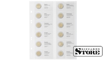 Illustrated Multi Collect sheets for storing 2 euro coins: Spain 2013 – Finland 2013