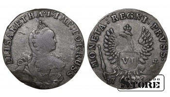 Vene okupatsioon Ida-Preisimaal, 6 groschenit, 1760–1762, Katariina