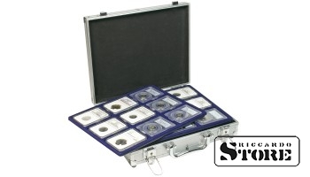 ALU numismatic case for 36 slabs