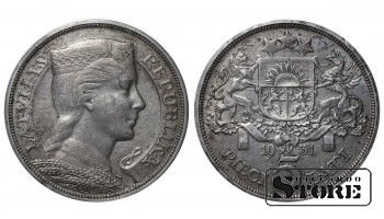 Latvia 5 Lati 1931