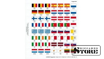 Omnia system sheets with 7 strips (34 mm), white color.