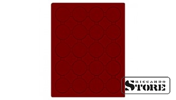 Dark red velour tray 2620E (Ø46 mm)