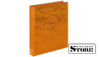 Empty binder folder "Half Penny", light brown color