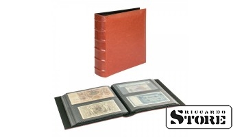 Universal FIRMO XL album for 224 large collectible items – red color