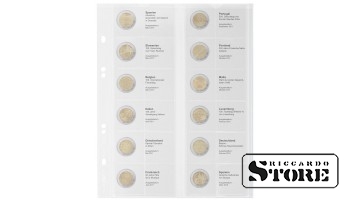 Illustrated sheets of the Multi Collect system for placing 2 euro coins: Spain 2011 — Spain 2012.