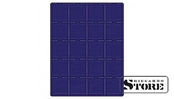 Blue velour tray 2122ME (Ø50 mm)
