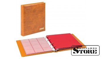Coin album CLASSIC system Karat, light brown color