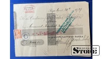 Latvia 1927 1000 Pounds