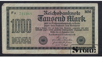Germany 1000 Mark 1922