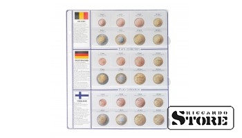 Illustrated sheet of the "EURO COLLECTION" series: Belgium, Germany, Finland