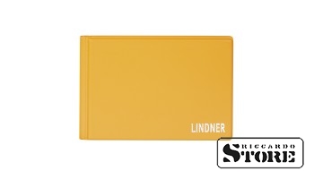 Pocket coin album COLOR series, model DINO (orange), holds 48 coins, size 150×100×18 mm.