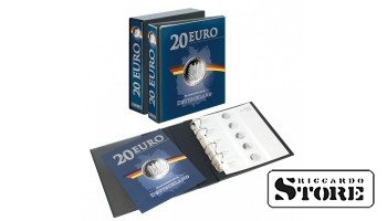 Illustrated PUBLICA M album for German silver coins with a denomination of 20 euros. Comes with a protective case.