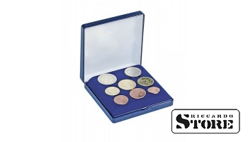 Cases for euro coin sets, 90 x 90 mm