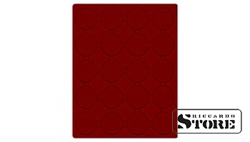Dark red velour tray 2920E (Ø48 mm)