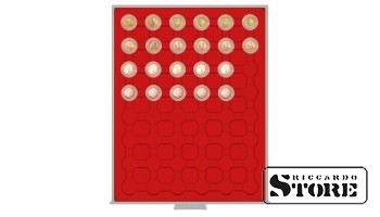 Нумизматический бокс в модификации STANDARD с 48 круглыми ячейками для монетных капсул с внешним диаметром 24 мм