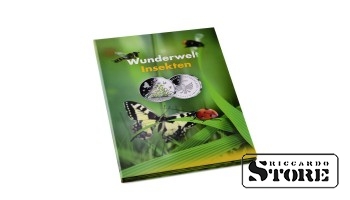 "Insects Wonderworld“ coin album for nine 5-euro coins incl. flower seeds
