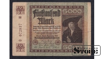 Germany 5000 Mark 1922