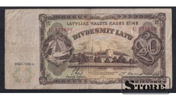 Latvia 20 Lats 1935